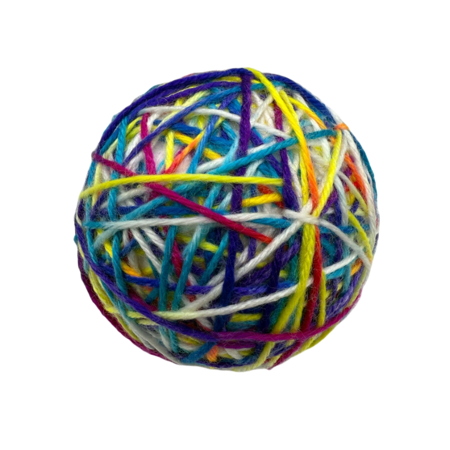 Tootoy! Chase&Play Wool Ball, , large image number null