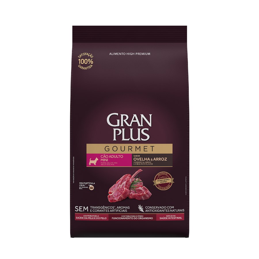 Gran Plus Gourmet Perro Mini Y Pequeño Sabor Cordero & Arroz, , large image number null