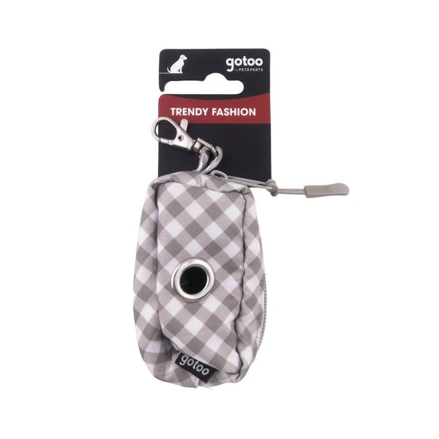 Gotoo! Dispensador De Bolsas Trendy Gris Vichy, , large image number null