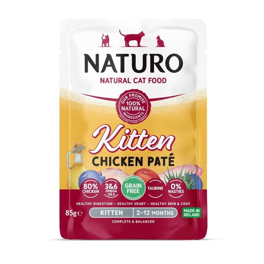 Naturo Paté de Pollo para gatito entre 2 - 12 meses