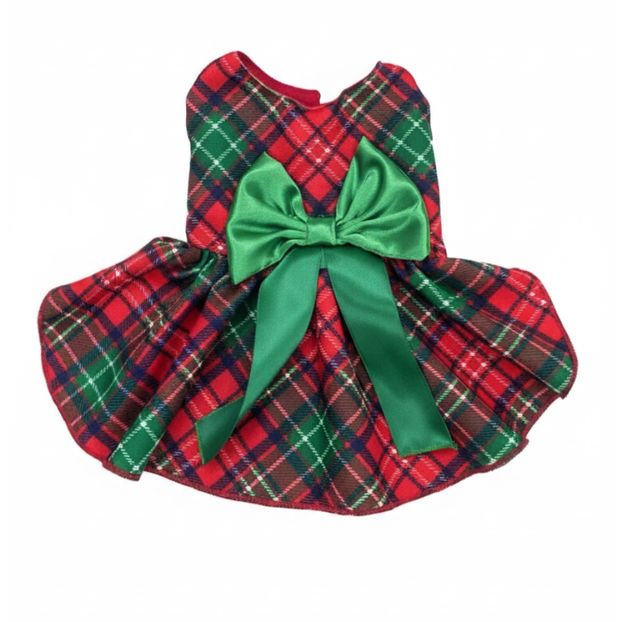 Lmb Vestido Navidad Cuadros, , large image number null