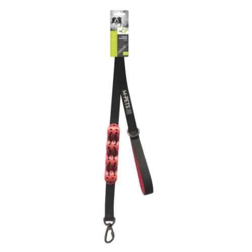 Flex Shock Correa Amortiguadora  Rojo Y Negro 2.5 Cm X 120 Cm