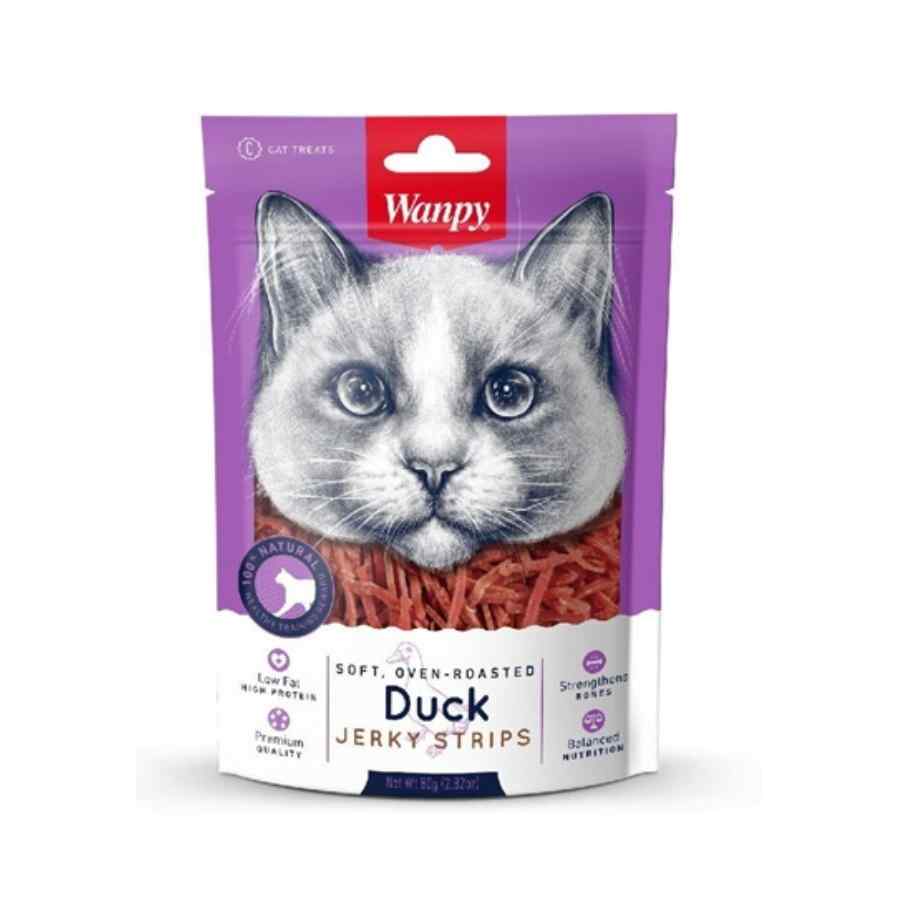 Soft Duck Jerky Strips For Cats (Suaves Tiritas de Pechuga de Pato), , large image number null