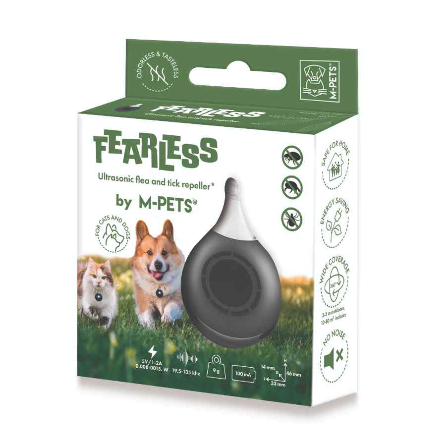 Mpets Fearless Repelente Ultrasónico De Pulgas Y Garrapatas, , large image number null