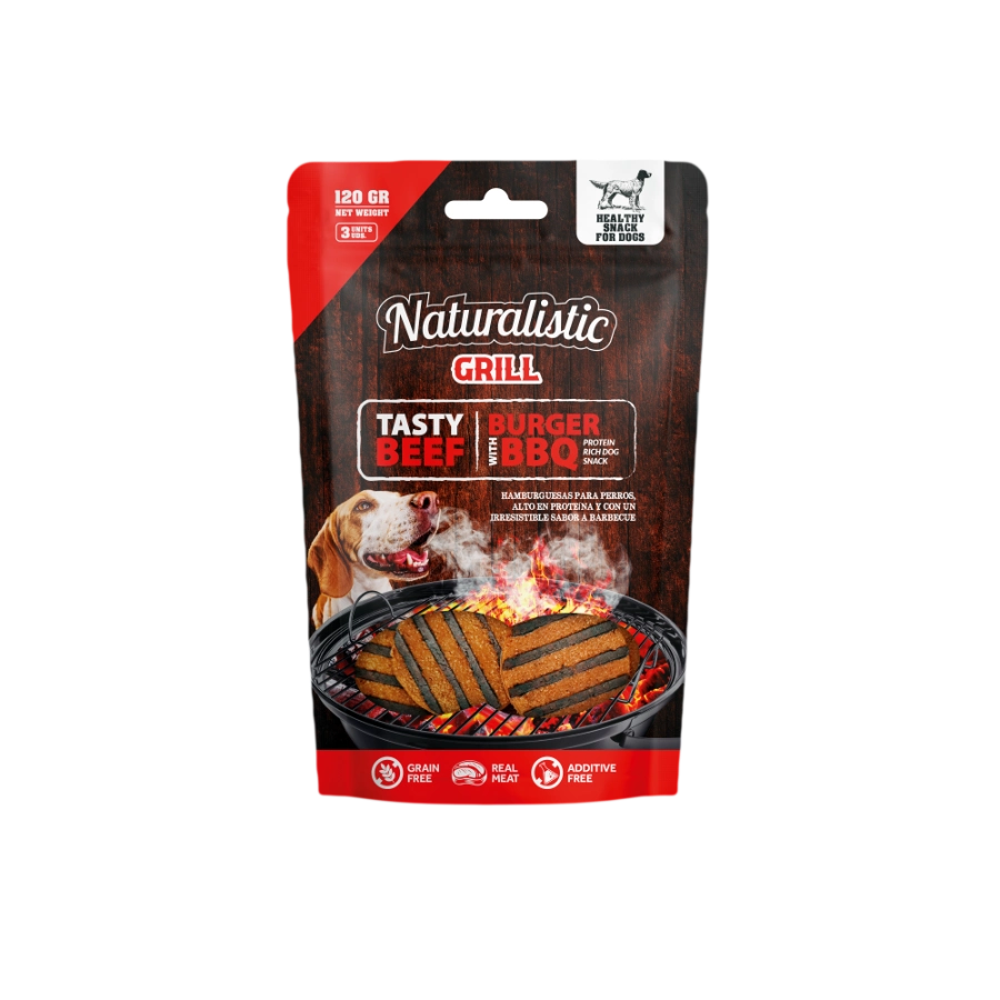 Naturalistic Grill Hamburguesa De Res Con Bbq 120 g, , large image number null