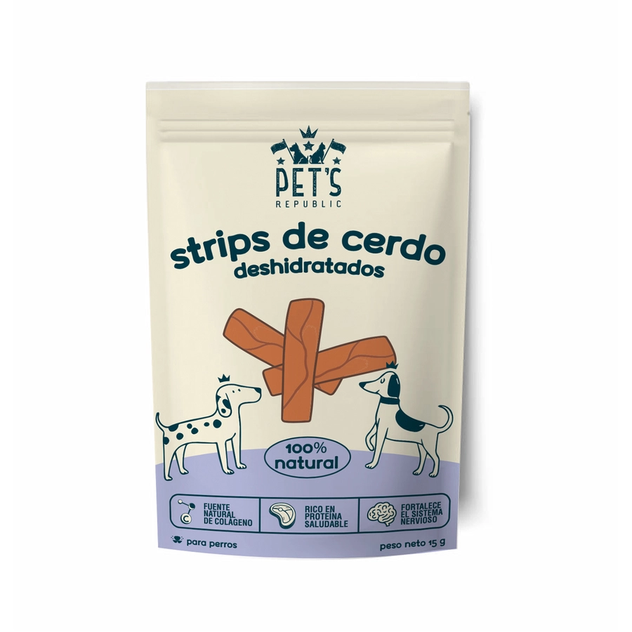 Pet&acute;S Republic Snack Otg Strip De Cerdo