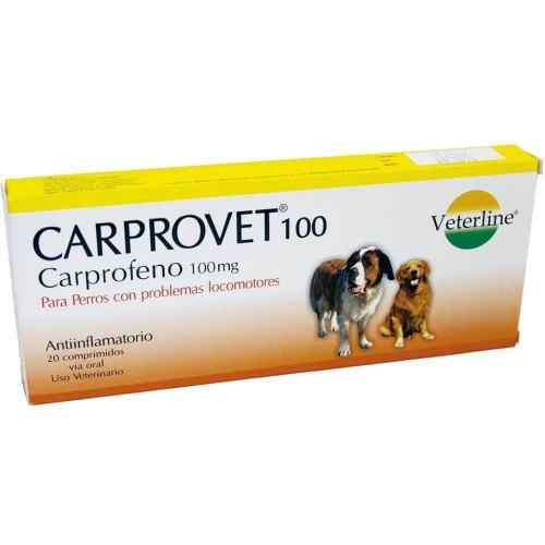 Carprovet/ Carprofeno 100mg Antiflamatorio Blister