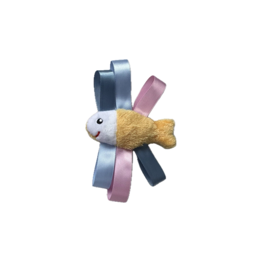 Tootoy! Kitten Bow Fish Toy, , large image number null