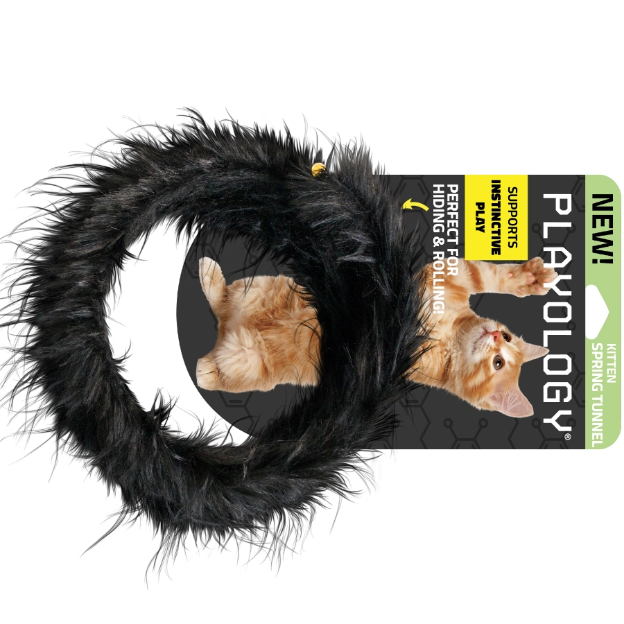 Playology Cat Fuzzy Tunnel