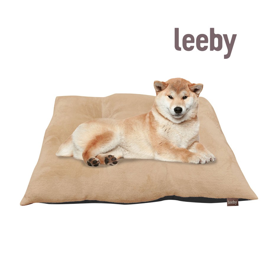 Leeby Cojín Acolchado Beige para perros