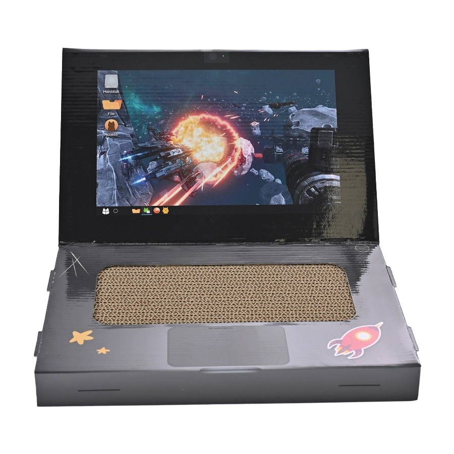 Lily Laptop Cardboard Scratcher, , large image number null