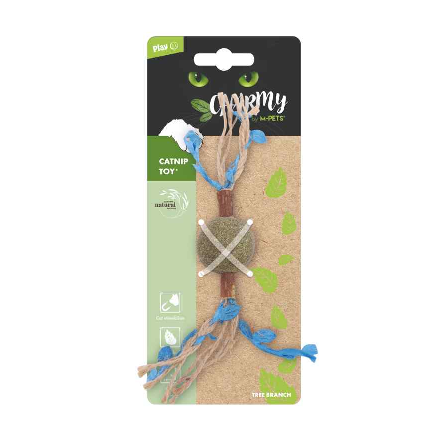 Mpets Charmy Juguete Catnip Rama Azul, , large image number null