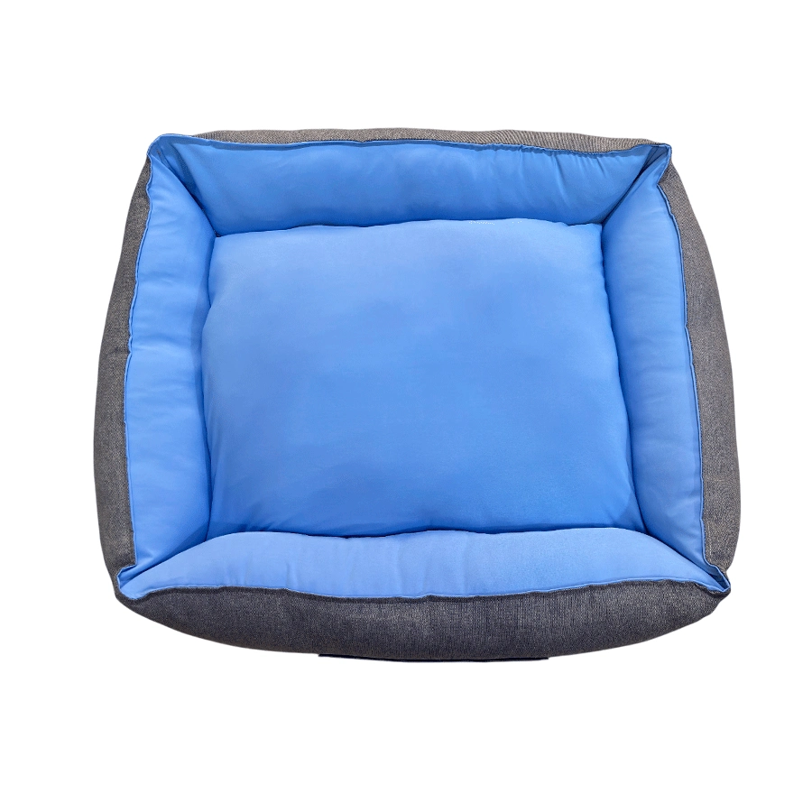 Sofa Cama De Verano Gris Y Celeste, , large image number null