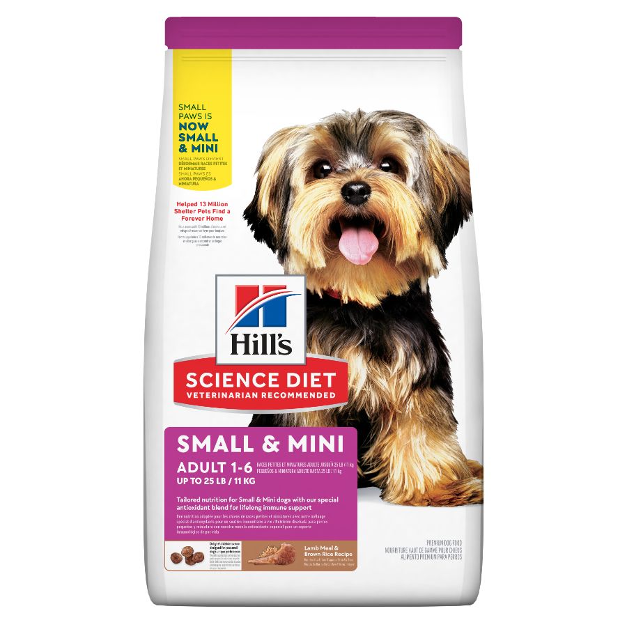 Hills Sd Adult L&R Small Paws Adultos Razas Pequeña Y Miniatura De Cordero Y Arroz 2 Kg, , large image number null