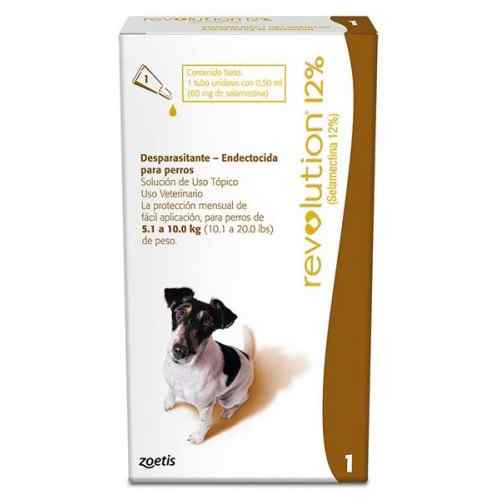 Revolution Antipulgas 12% / 0.50ml (5.1 10kg) (C:Caja V:Unidad) image number null