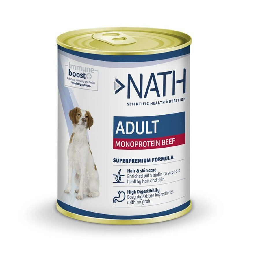 Nath Dog Adult Mono Protein Only Meat Beef 400 G