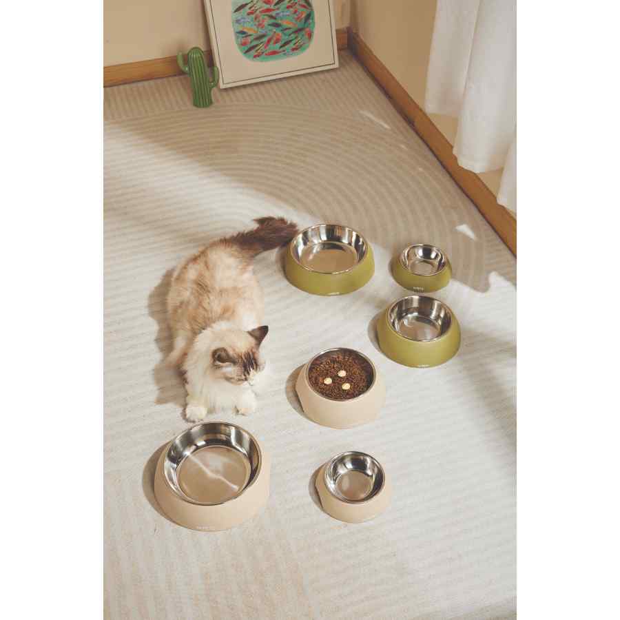 Mpets Eco Bowl Color Olivo, , large image number null