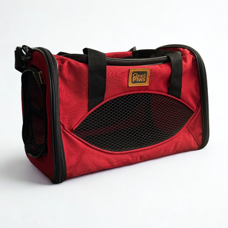 Claws & Paws Transportador Travel Rojo/Negro, , large image number null
