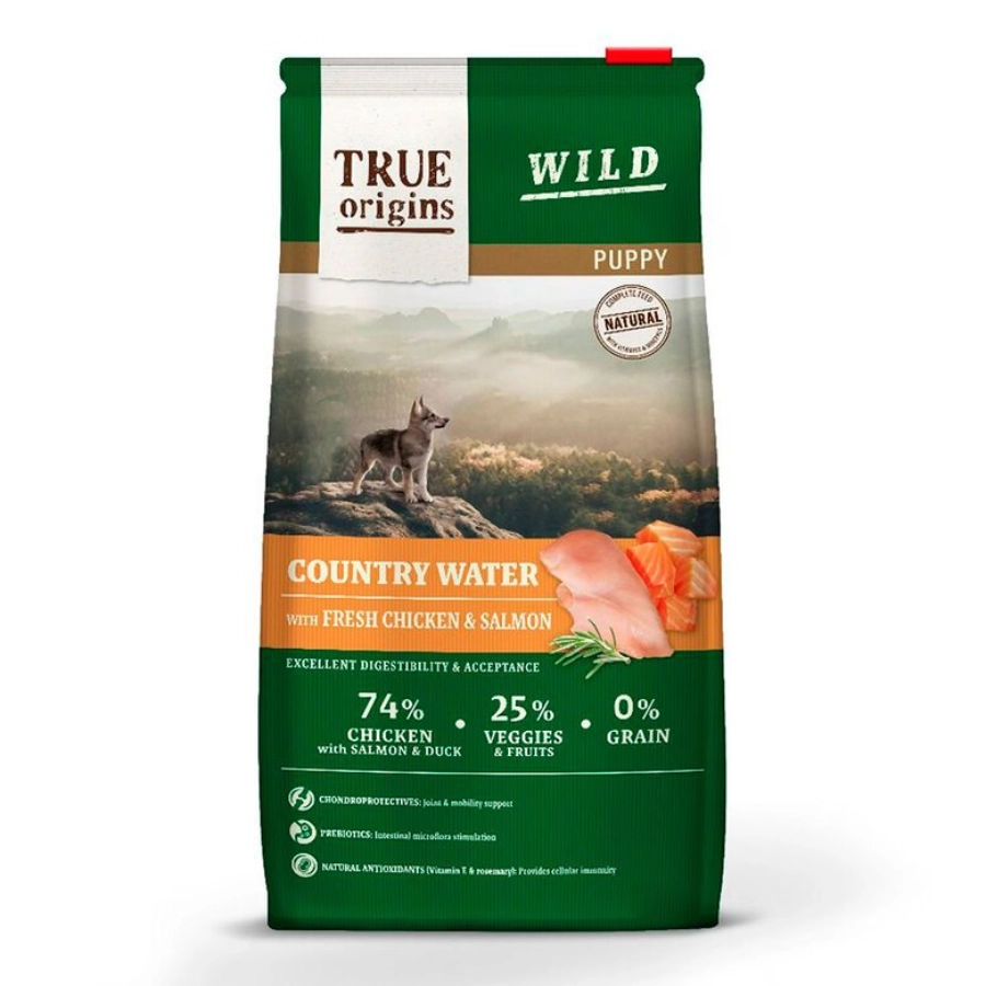 True Origins Wild Dog Country Water Puppy Alimento Seco Perro 3 Kg (F. Vencimiento: 31-05-2026)