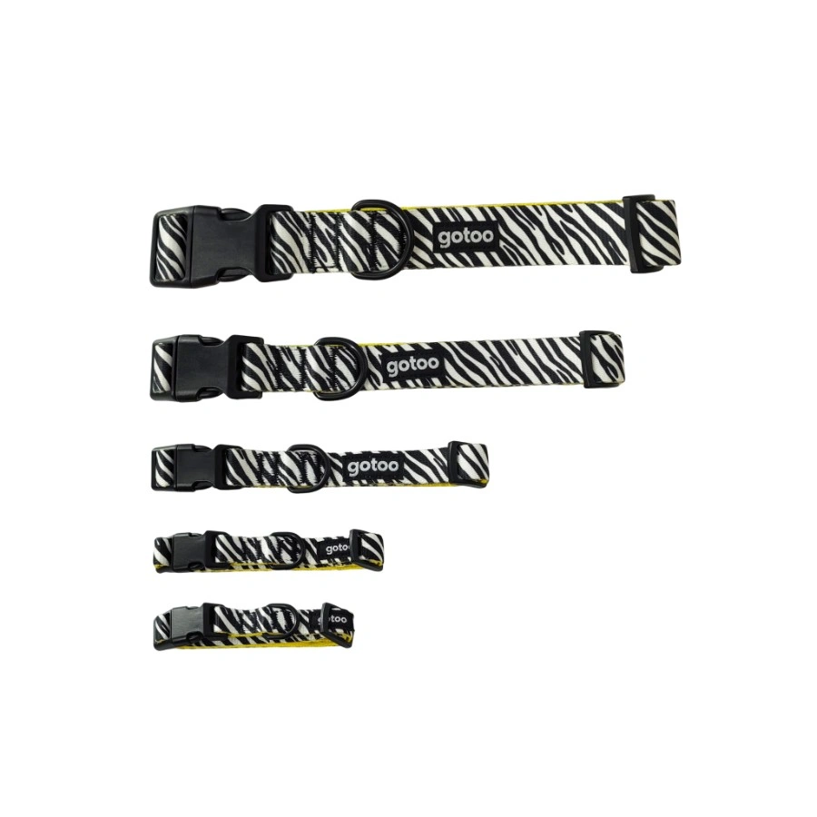 Gotoo! Collar Funny Fashhion Cebra Negro, , large image number null