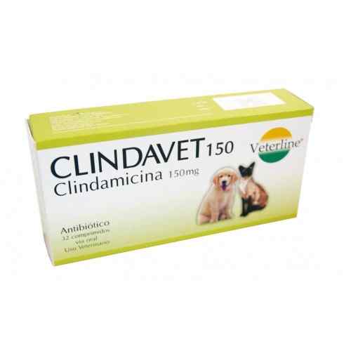 Clindavet / Clindamicina 150mg Antibiotico (C: Caja V:Blister)