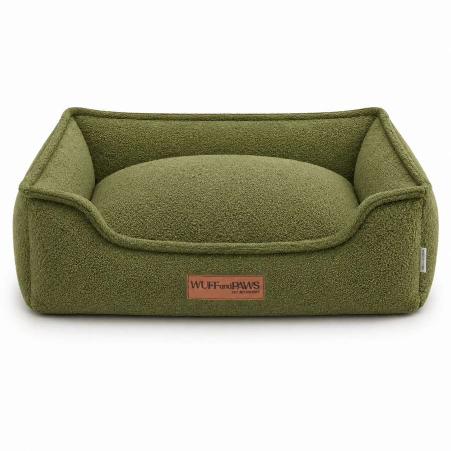 Cama  Wuff And Paws Confort Verde Olivo