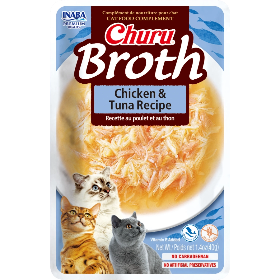 Churu Broth Chicken/Tuna Recipe 40Gr.