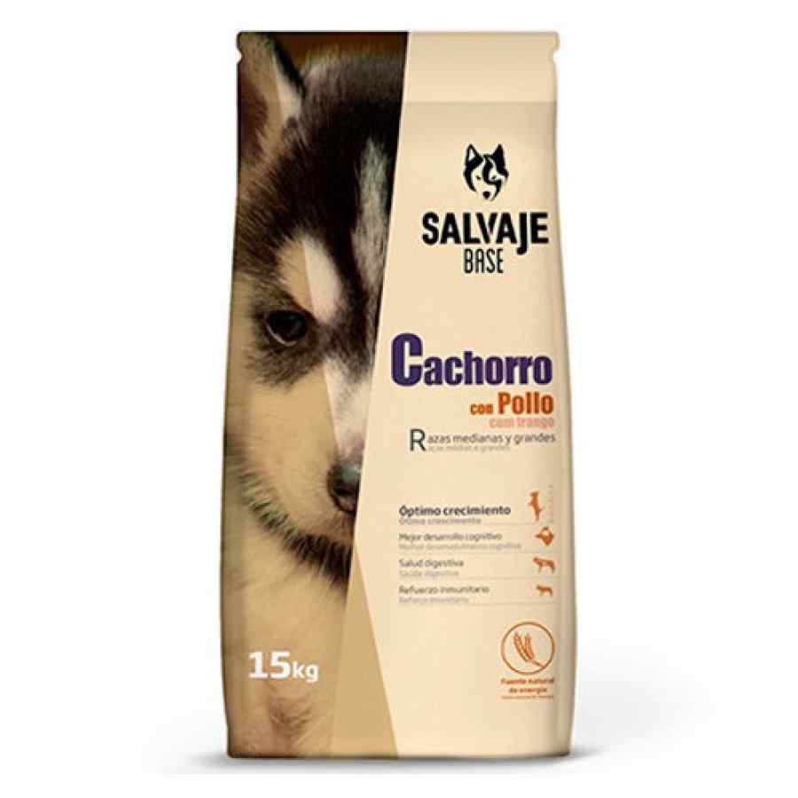 Salvaje Cachorro Con Pollo 15Kg