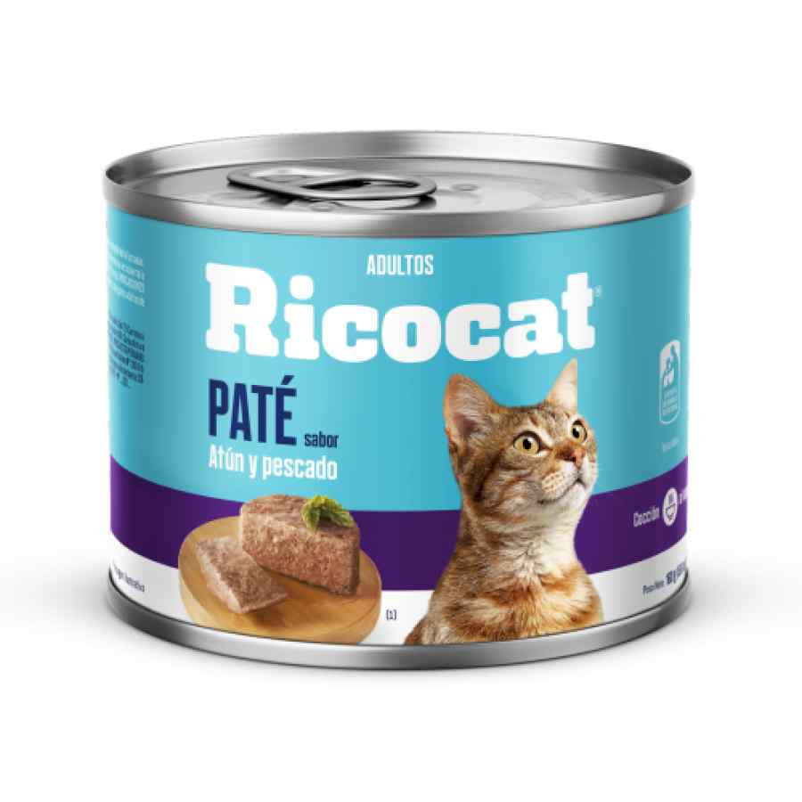 Ricocat Atún Y Pescado Adulto Pate Lta 5.64 Oz 159 g, , large image number null