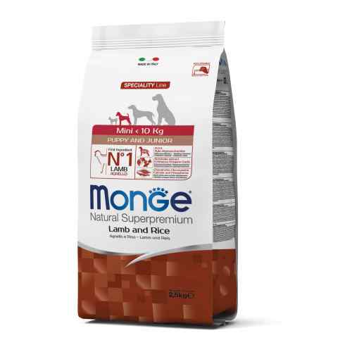 Monge Puppy Mini Cordero y Arroz 2.5 kg, , large image number null