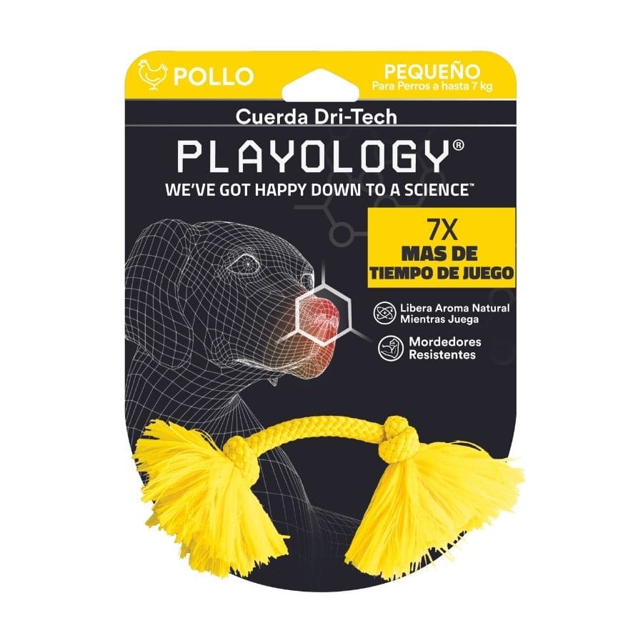 Playology Dri - Cuerda tecnológica con aroma a pollo