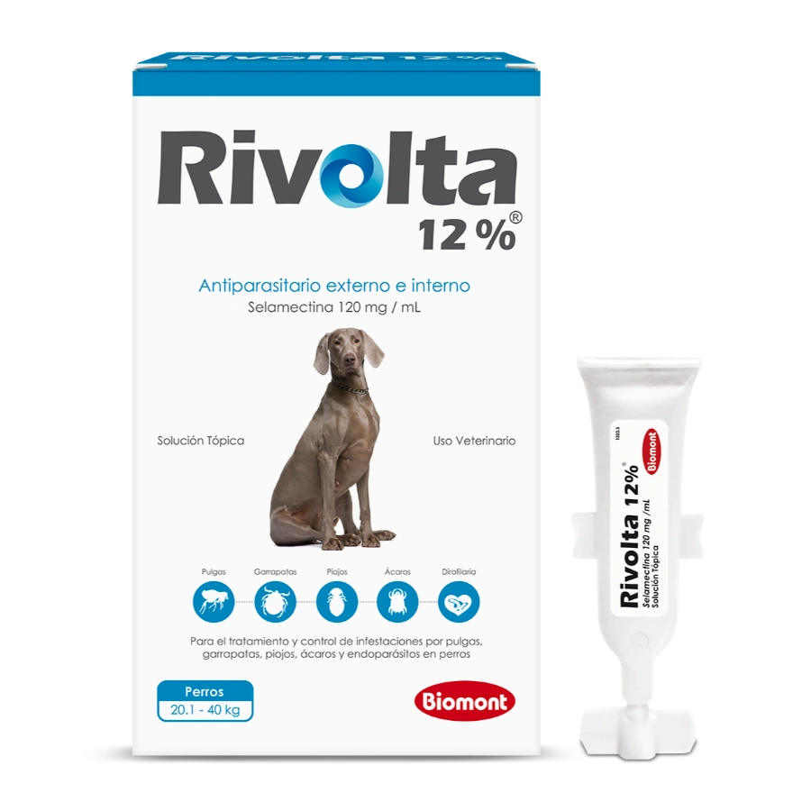 Rivolta 12% X 2.00ml (20.1kg A 40kg) 1 Pipeta