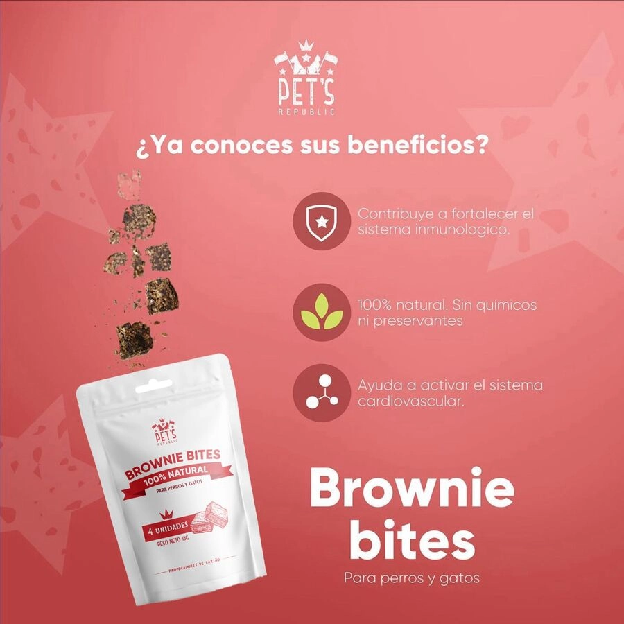 Pet´S Republic Snack Otg Brownie Bites, , large image number null