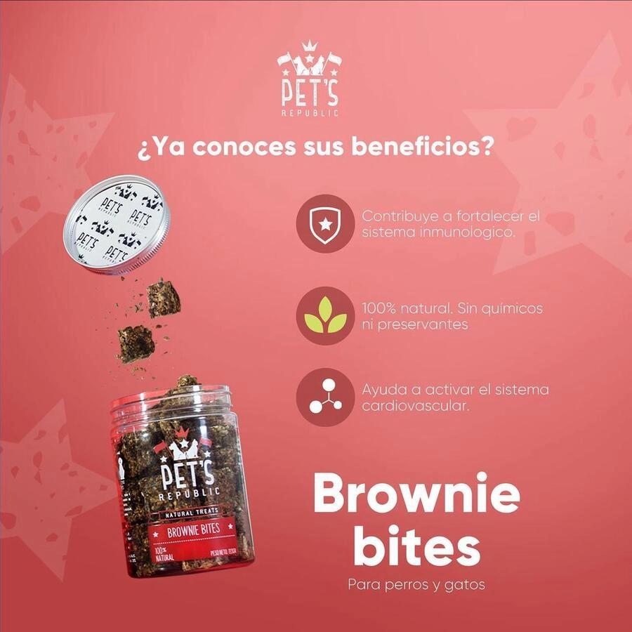 Snack Pet's Republic Brownie Bites x 103gr, , large image number null