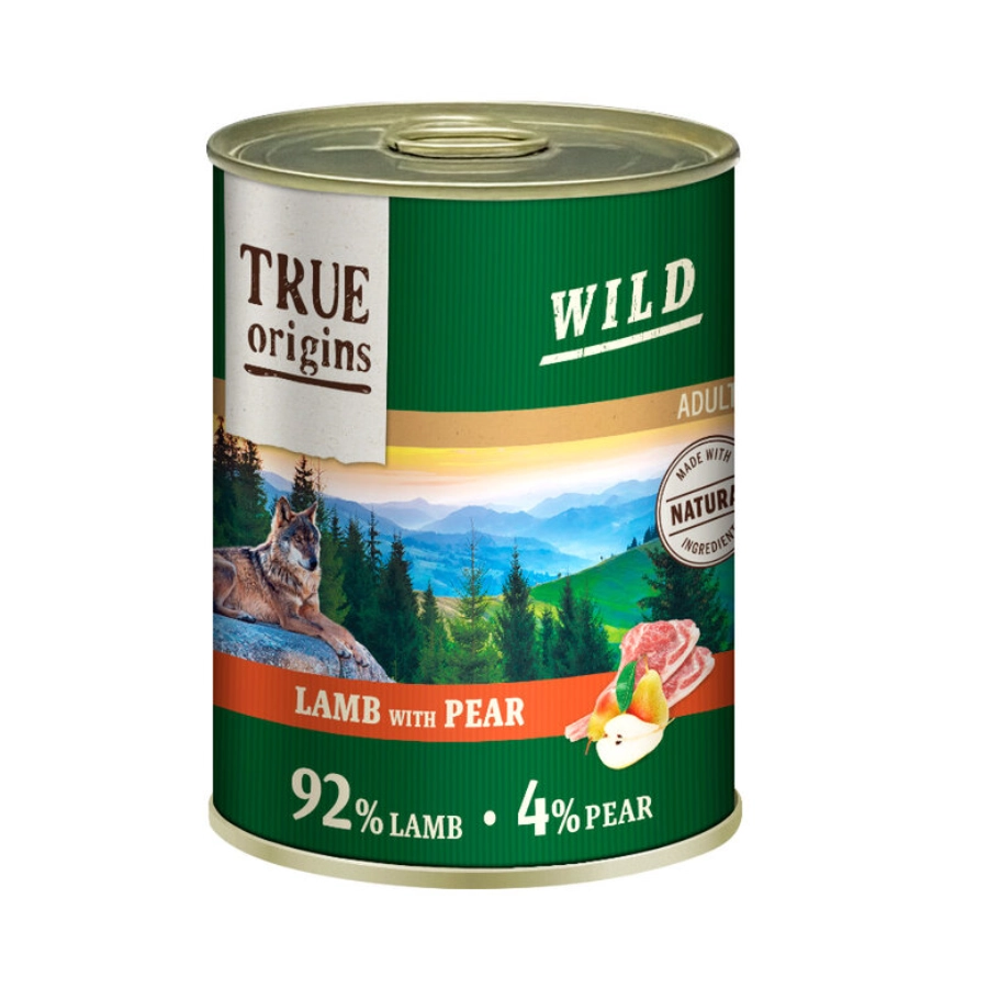 True Origins Wild Adulto Cordero Y Pera Lata 400 Gr, , large image number null
