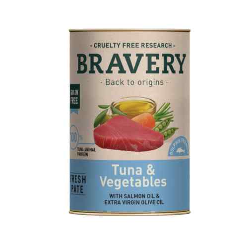 Bravery Tuna And Vegetables Adult Dog Wet Food, , large image number null