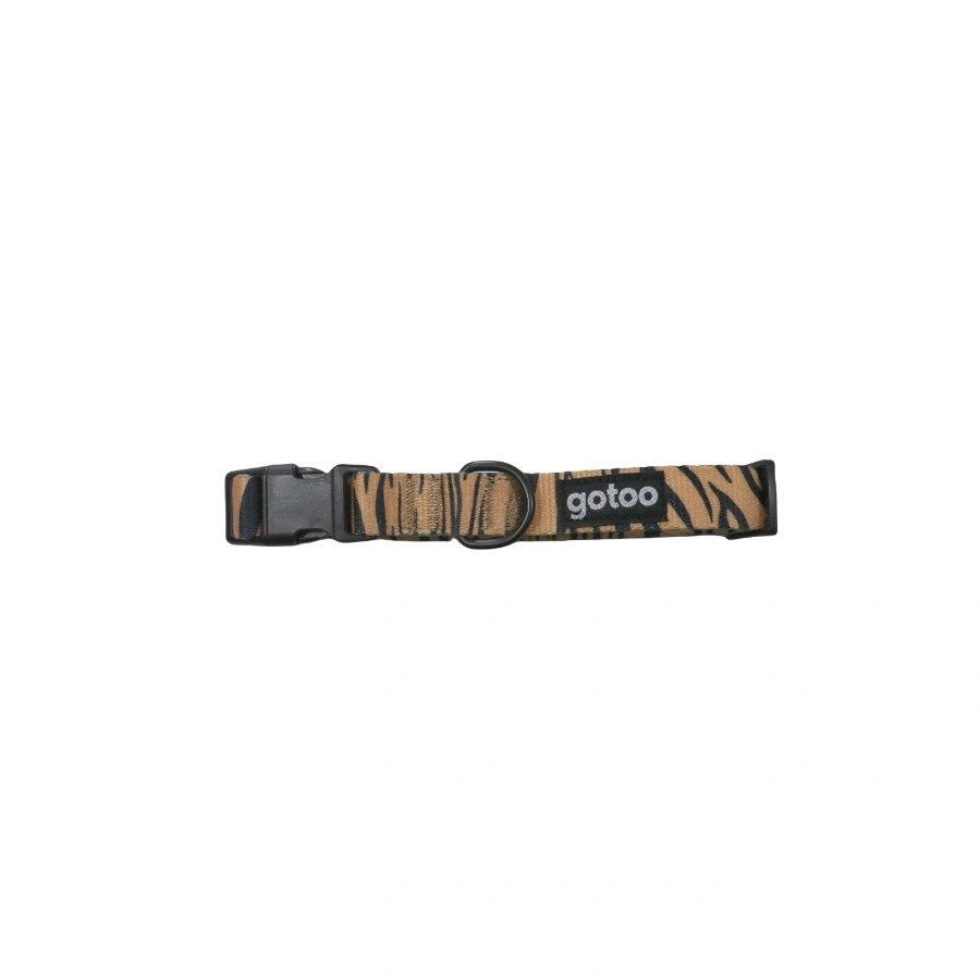 Gotoo! Collar Funny Fashhion Tigre Marrón, , large image number null