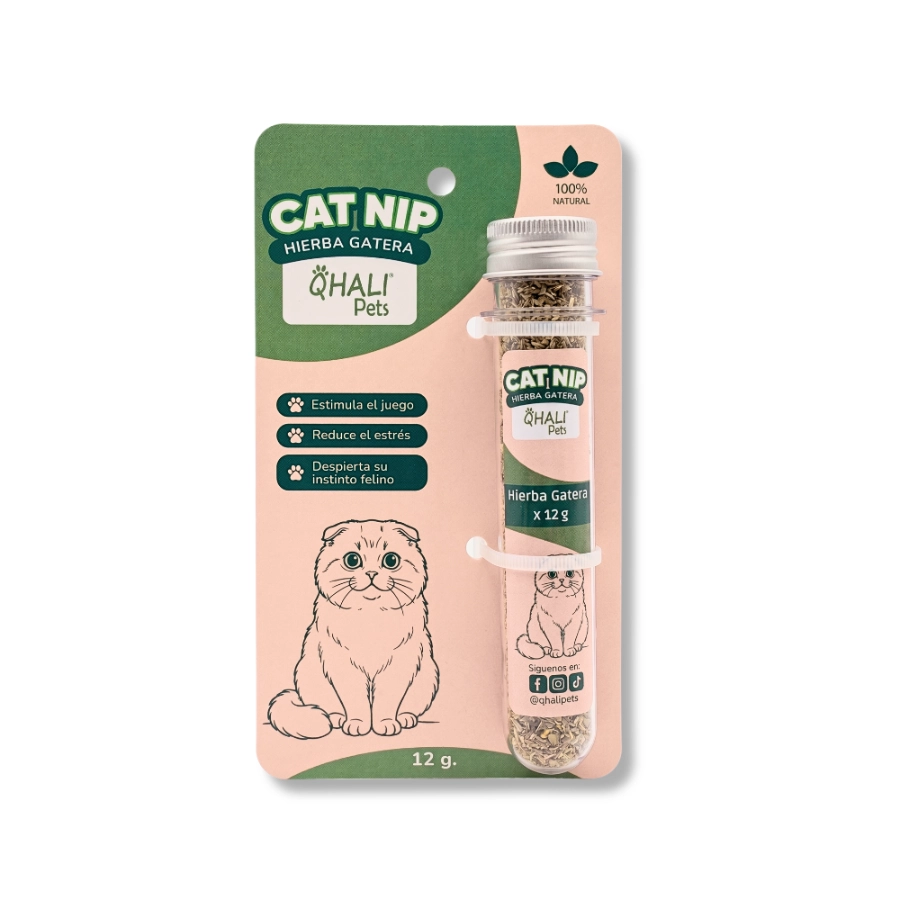 Catnip qhali pets x tubo 12 grs.