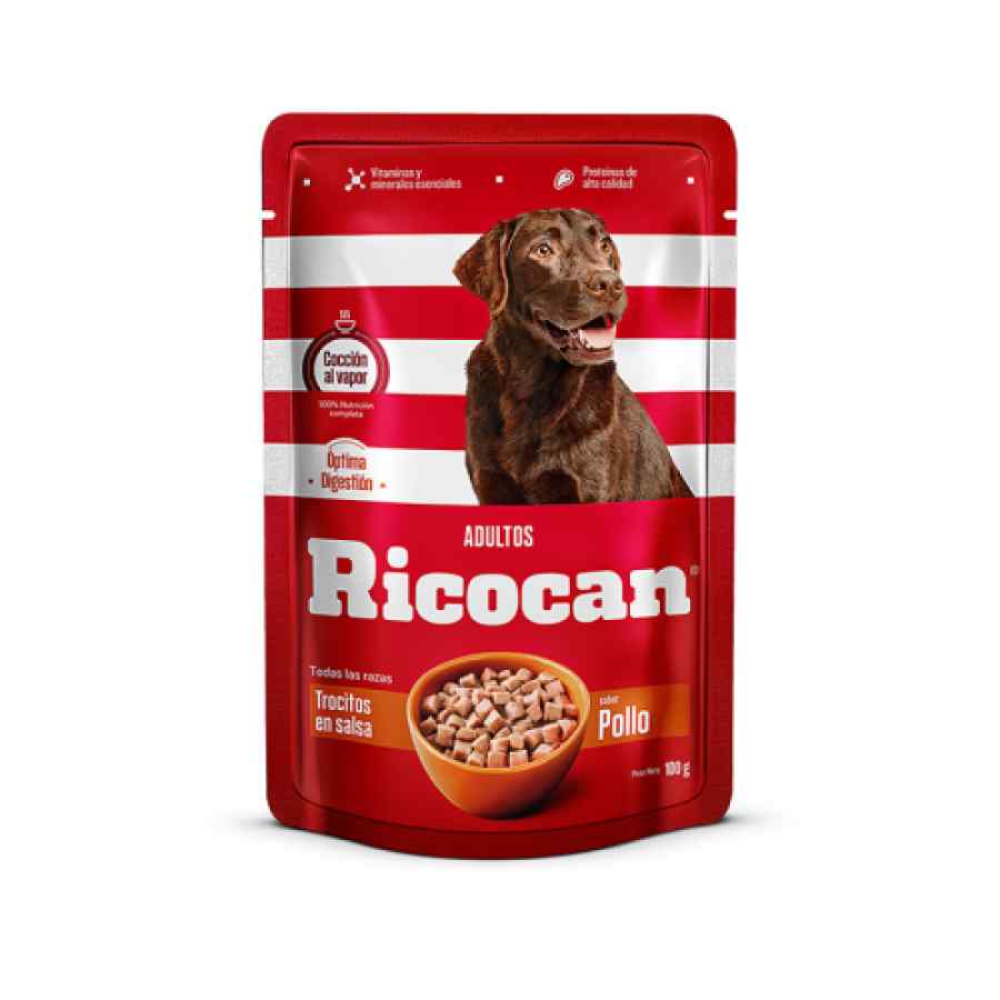 Ricocan Adulto Pouch Trocitos de Pollo en Salsa 100 g