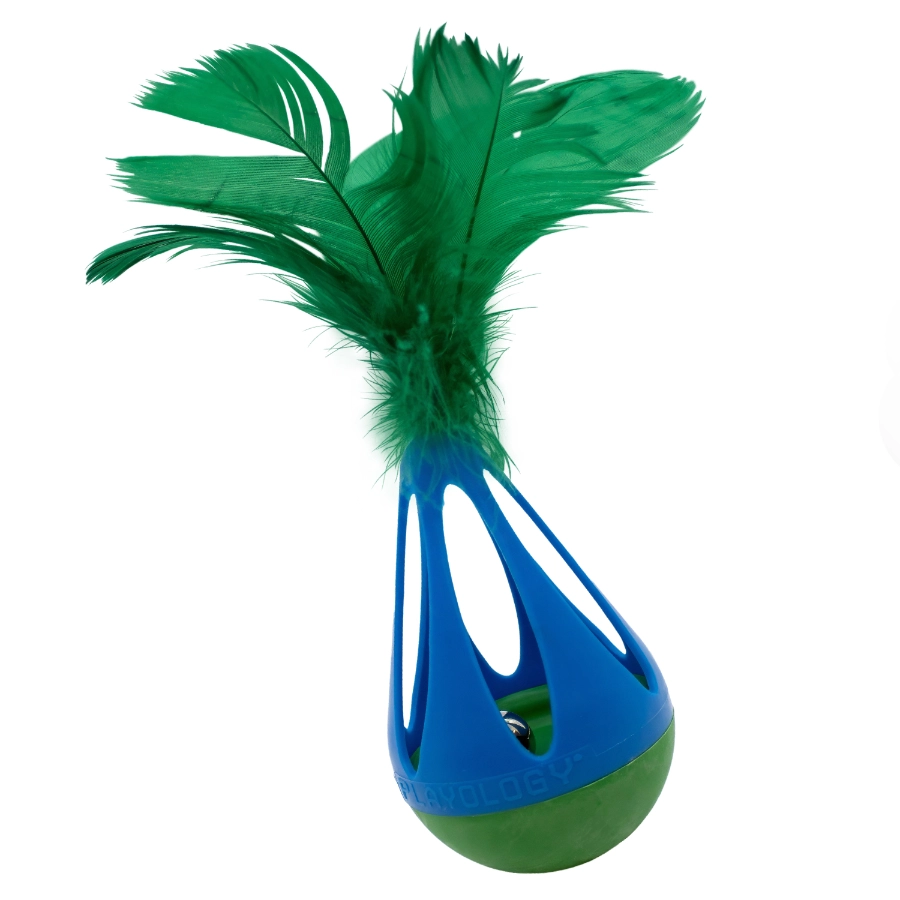 Playology Cat Teeter Totter With Feather, , large image number null