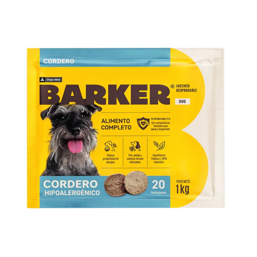 Barker Hamburguesas de cordero 20 unidades