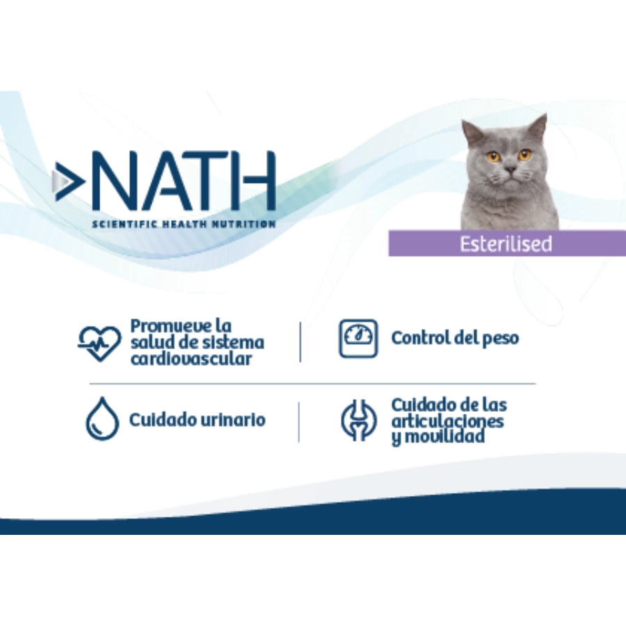 Nath Cat Adult Sterilized Alimento Seco Gato, , large image number null