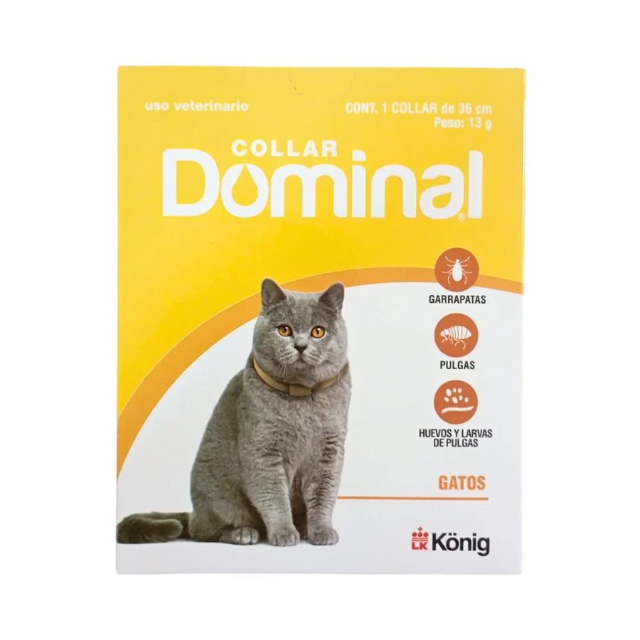 Collar Antipulgas Dominal Gato 13Gr