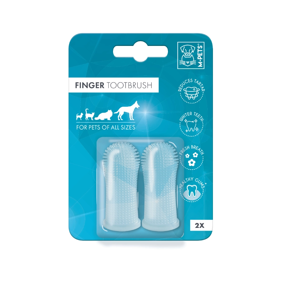 Mpets Cepillo Dental Forma Dedal 2 Und
