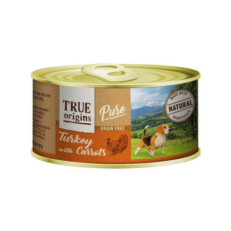 True Origins Pure Dog Turkey Carrots 185 Gr, , large image number null