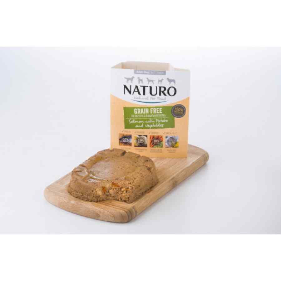 Naturo Salmon Con Papa Y Vegetales - Libre De Granos Para Perros Adulto 400gr image number null