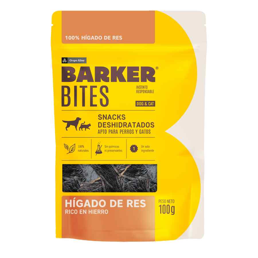 Barker Bites Hígado De Res (100 g)