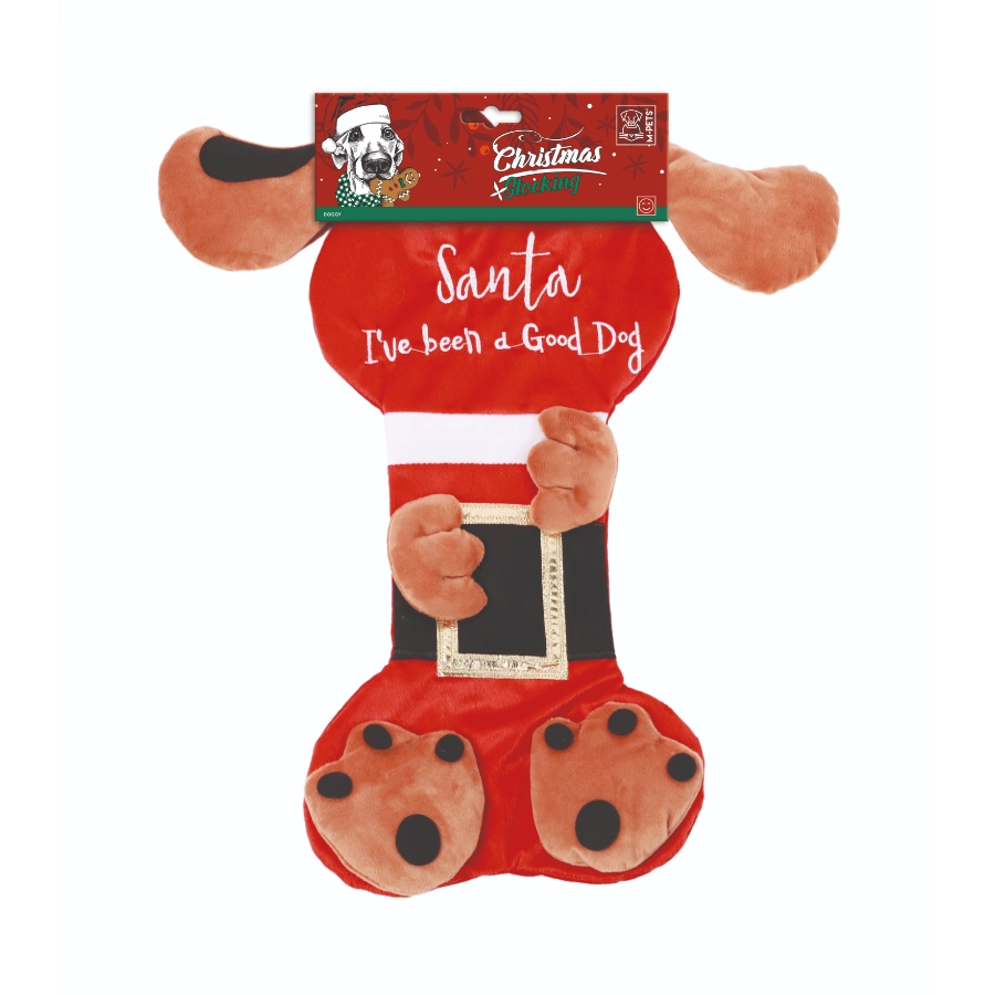 Christmas Stocking Pet Toy - Doggy, , large image number null