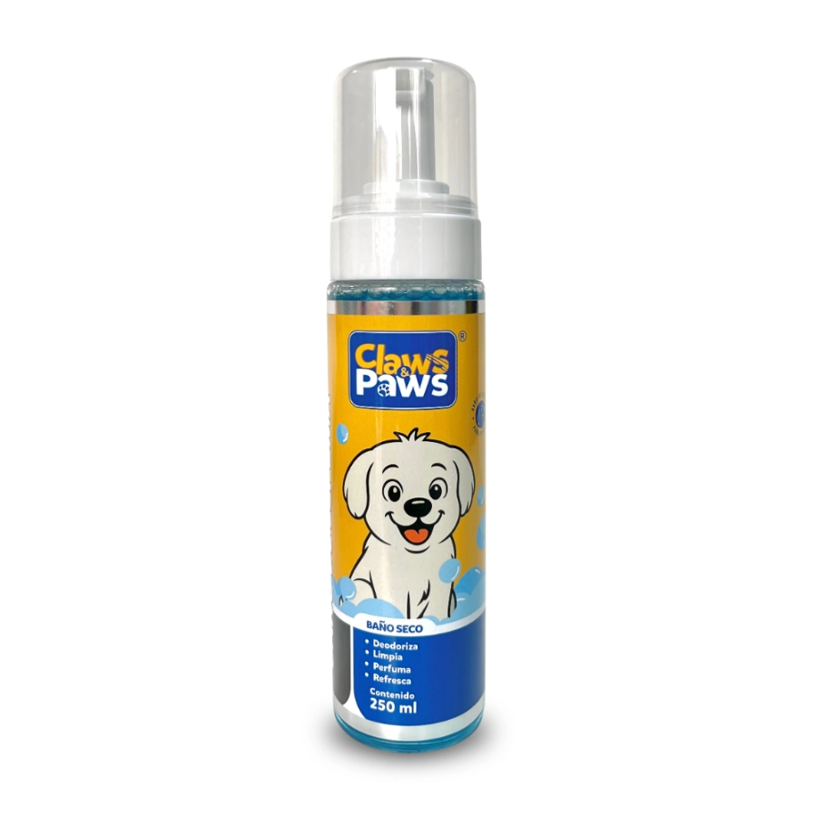 Claws & Paws Ba&ntilde;o De Espuma Seco C&P X 250 Ml. Perro