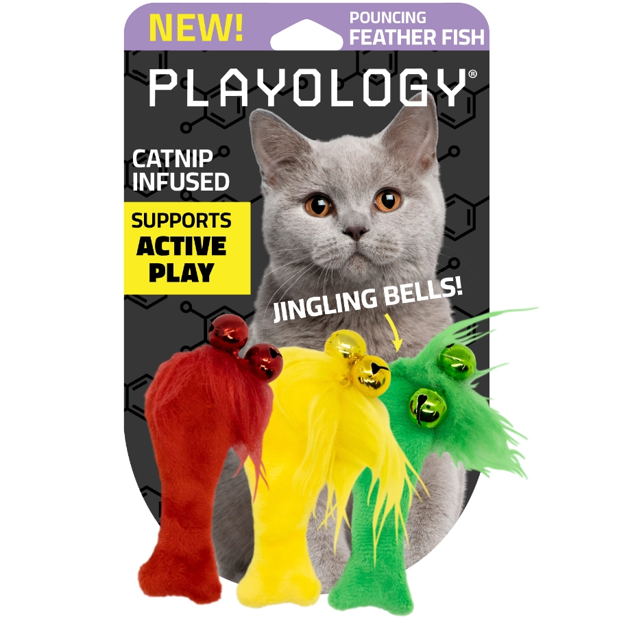 Playology Cat 3 Pack Felt Fish